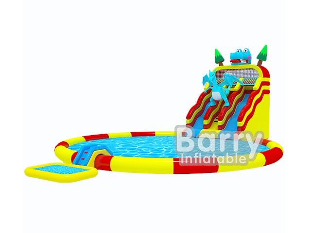 Customized Jurassic Park Toys , Inflatable Water Park China BY-AWP-079